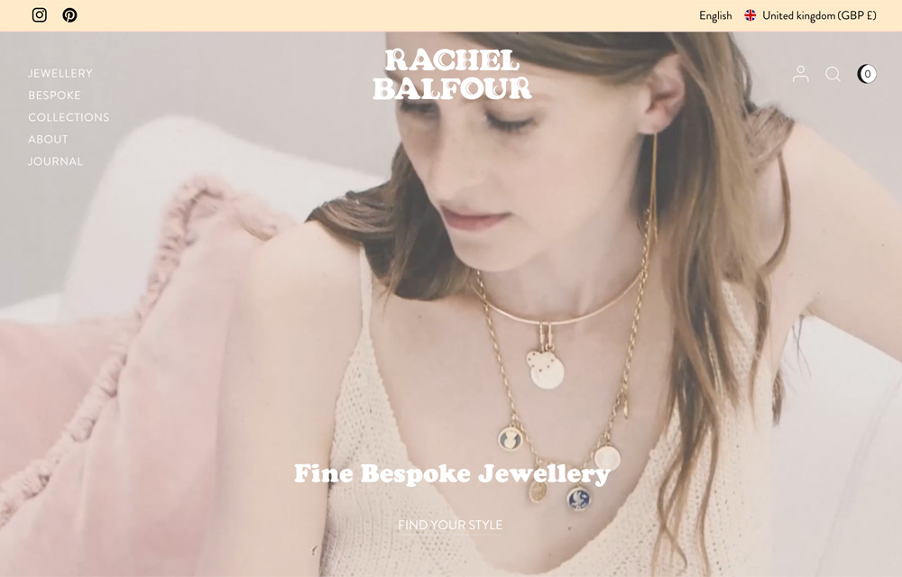 Rachel Balfour Shopify Store