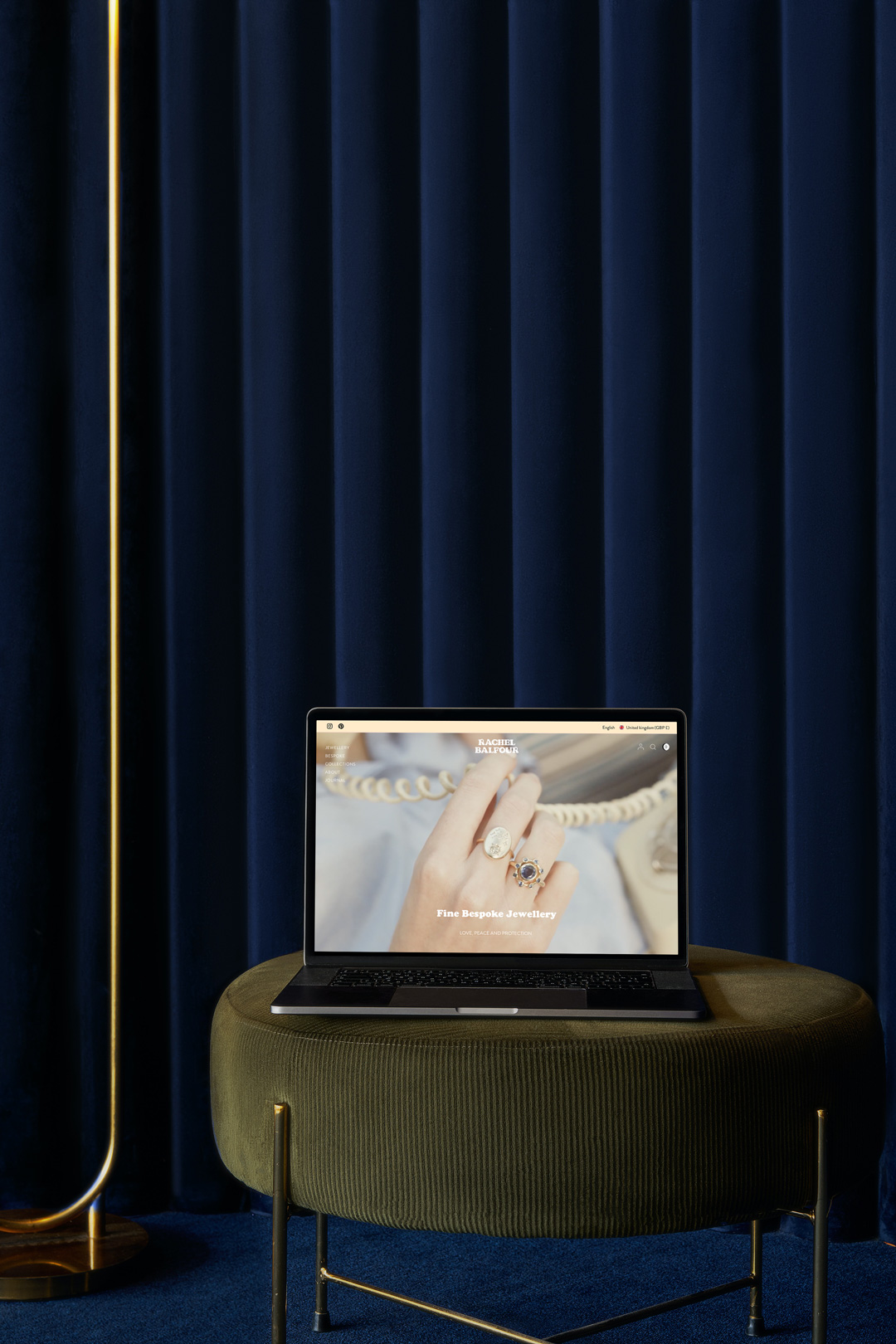 Shopify web design for luxury brands